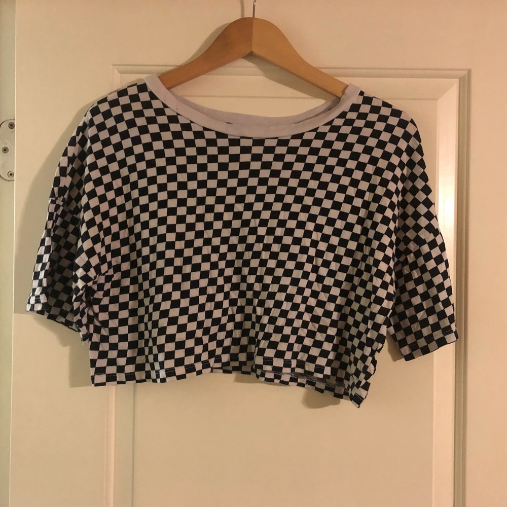 Forever 21 checkered crop top